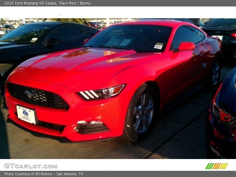 Race Red / Ebony 2015 Ford Mustang V6 Coupe