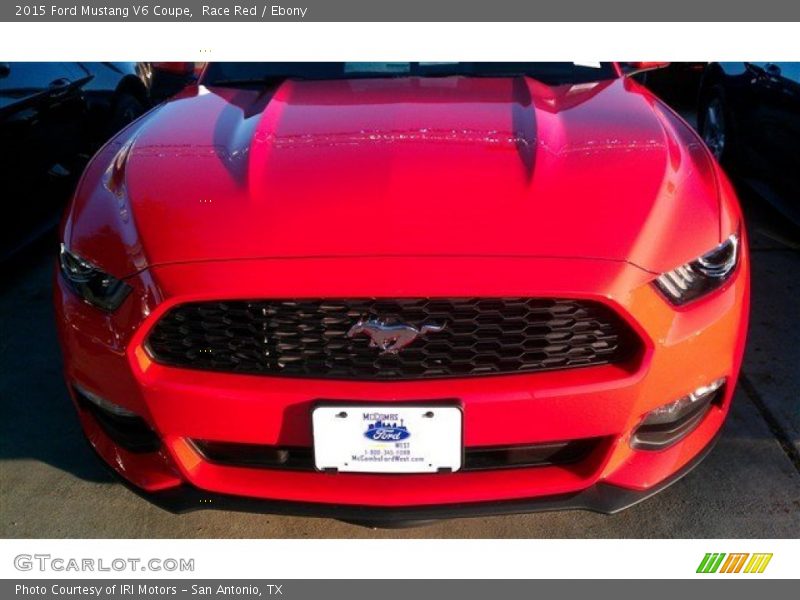 Race Red / Ebony 2015 Ford Mustang V6 Coupe