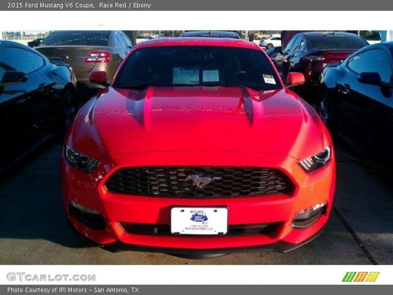Race Red / Ebony 2015 Ford Mustang V6 Coupe