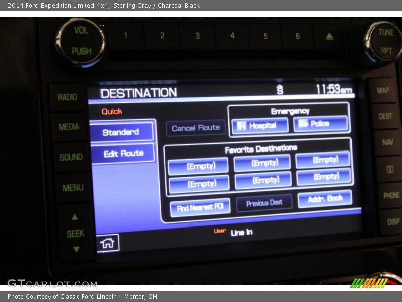 Sterling Gray / Charcoal Black 2014 Ford Expedition Limited 4x4