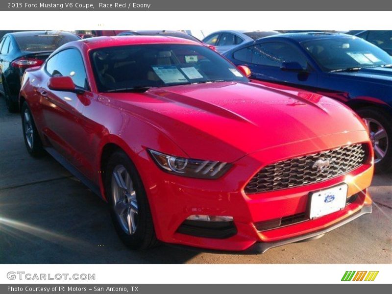 Race Red / Ebony 2015 Ford Mustang V6 Coupe