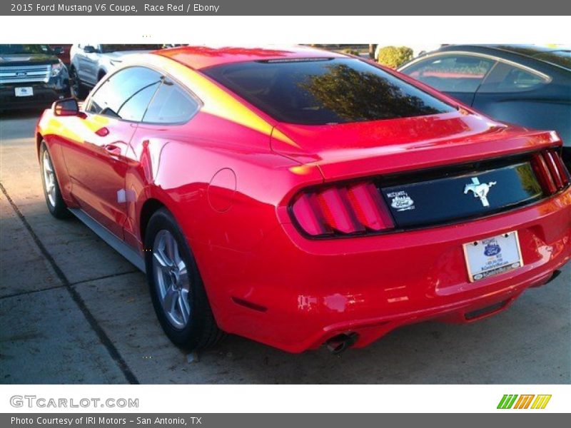 Race Red / Ebony 2015 Ford Mustang V6 Coupe