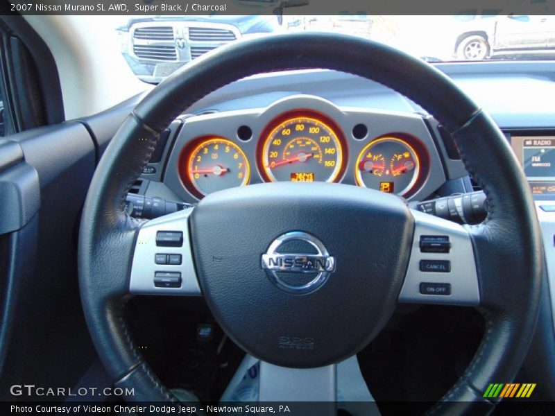 Super Black / Charcoal 2007 Nissan Murano SL AWD