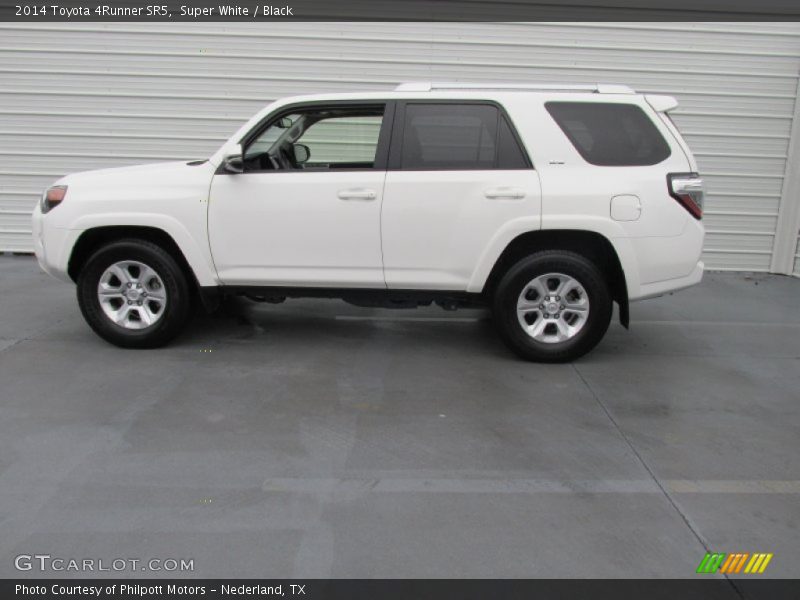Super White / Black 2014 Toyota 4Runner SR5