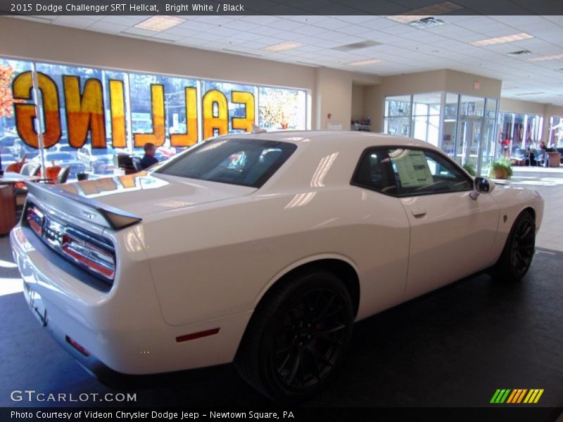 Bright White / Black 2015 Dodge Challenger SRT Hellcat
