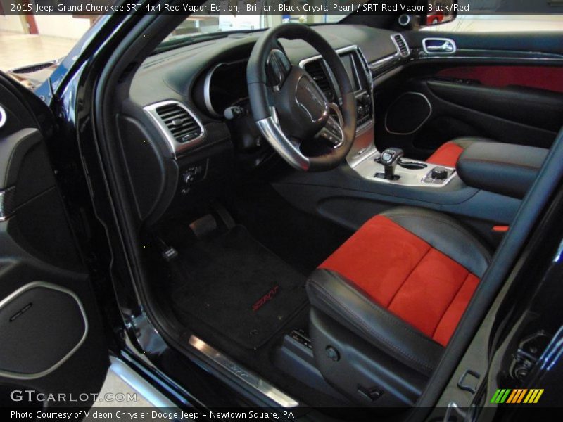 SRT Red Vapor Black/Red Interior - 2015 Grand Cherokee SRT 4x4 Red Vapor Edition 
