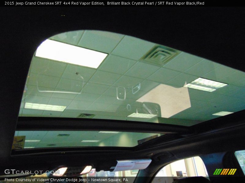Sunroof of 2015 Grand Cherokee SRT 4x4 Red Vapor Edition