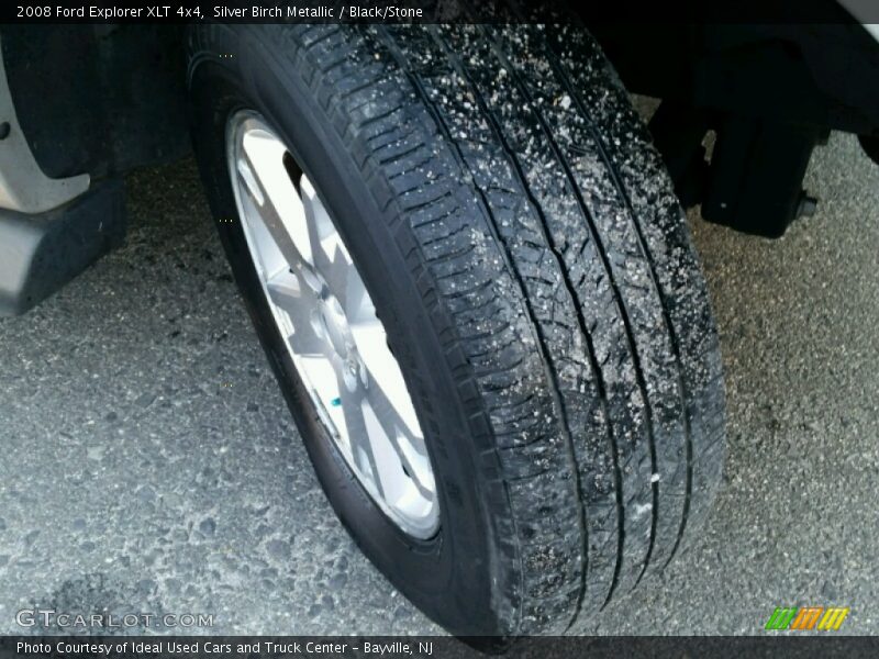 Silver Birch Metallic / Black/Stone 2008 Ford Explorer XLT 4x4