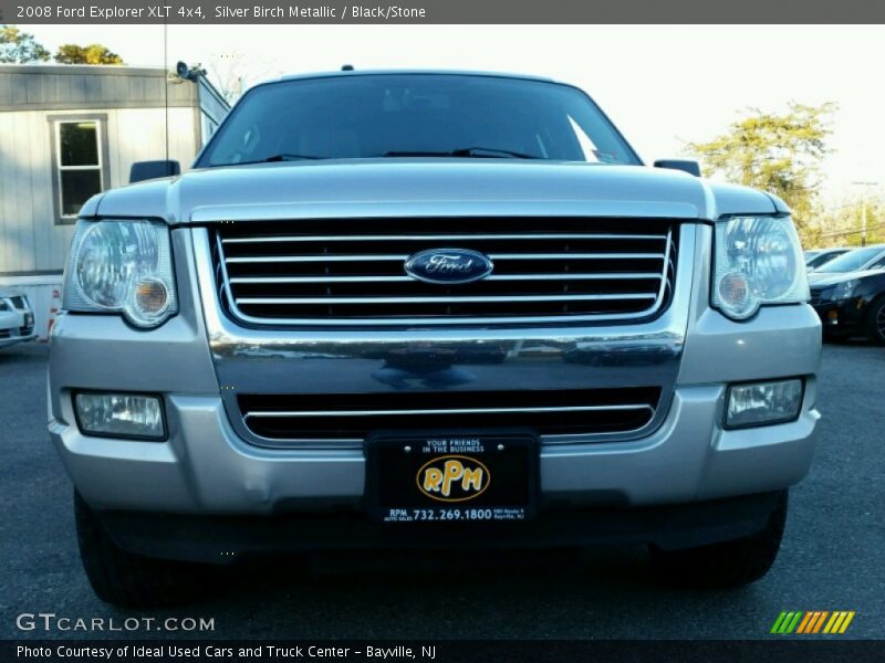 Silver Birch Metallic / Black/Stone 2008 Ford Explorer XLT 4x4