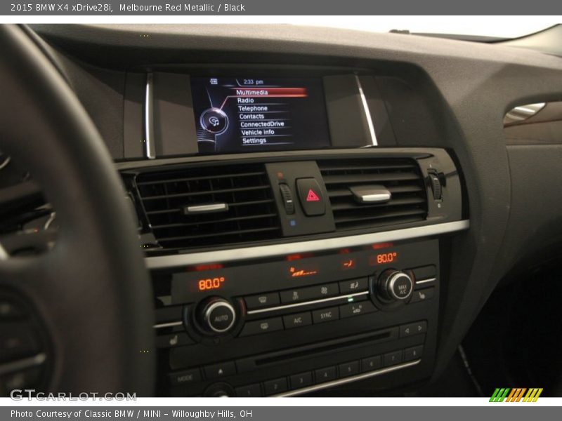 Melbourne Red Metallic / Black 2015 BMW X4 xDrive28i
