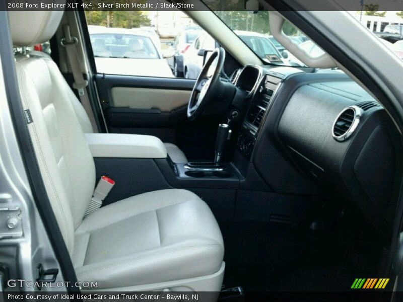 Silver Birch Metallic / Black/Stone 2008 Ford Explorer XLT 4x4