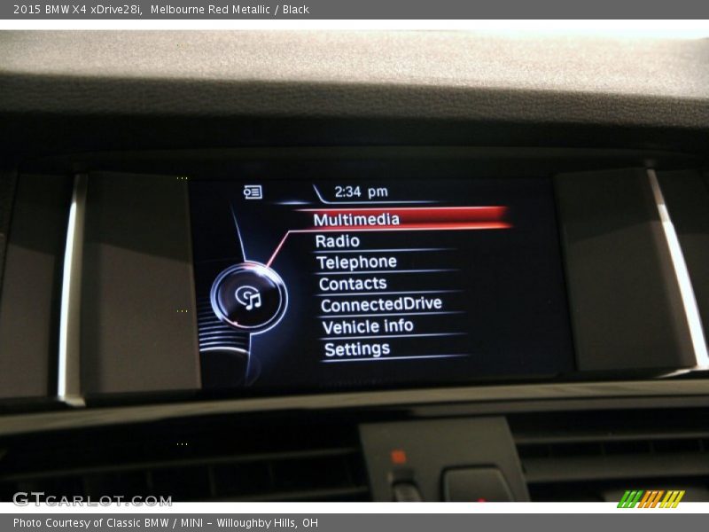 Melbourne Red Metallic / Black 2015 BMW X4 xDrive28i