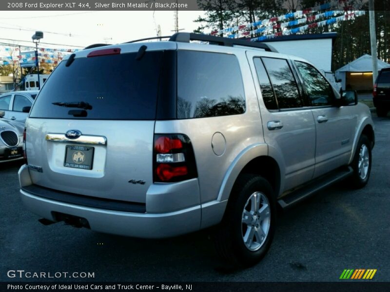 Silver Birch Metallic / Black/Stone 2008 Ford Explorer XLT 4x4
