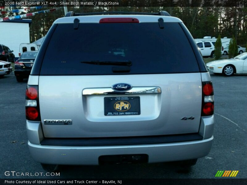 Silver Birch Metallic / Black/Stone 2008 Ford Explorer XLT 4x4