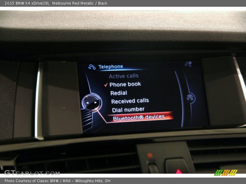 Melbourne Red Metallic / Black 2015 BMW X4 xDrive28i