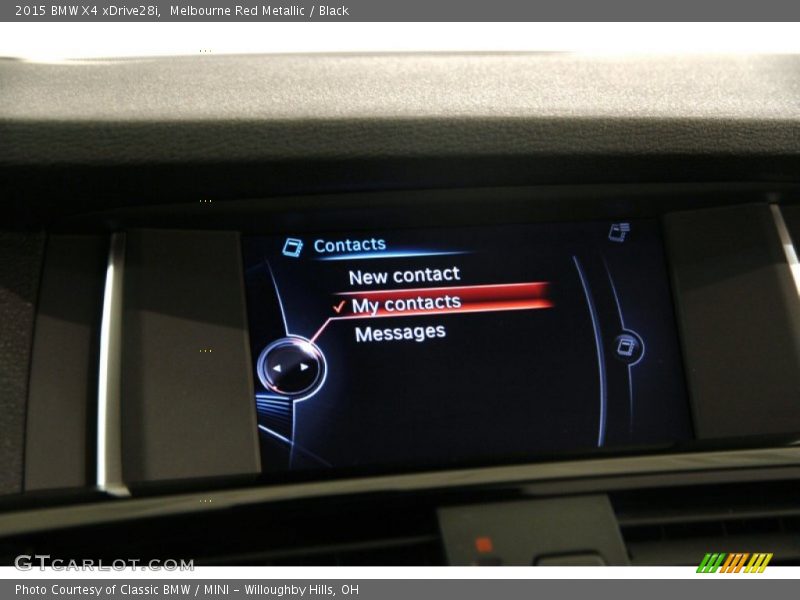 Melbourne Red Metallic / Black 2015 BMW X4 xDrive28i