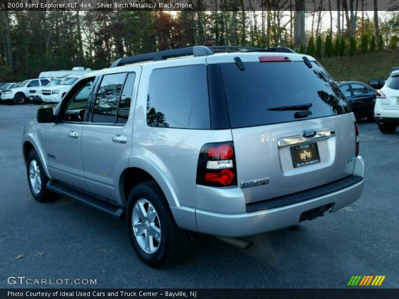 Silver Birch Metallic / Black/Stone 2008 Ford Explorer XLT 4x4