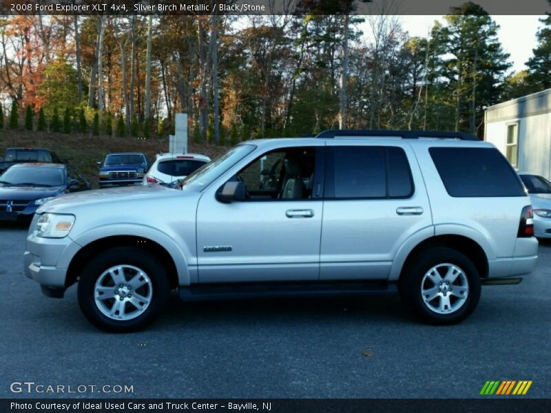  2008 Explorer XLT 4x4 Silver Birch Metallic