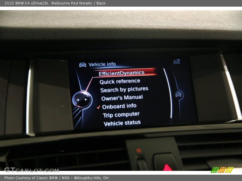 Melbourne Red Metallic / Black 2015 BMW X4 xDrive28i