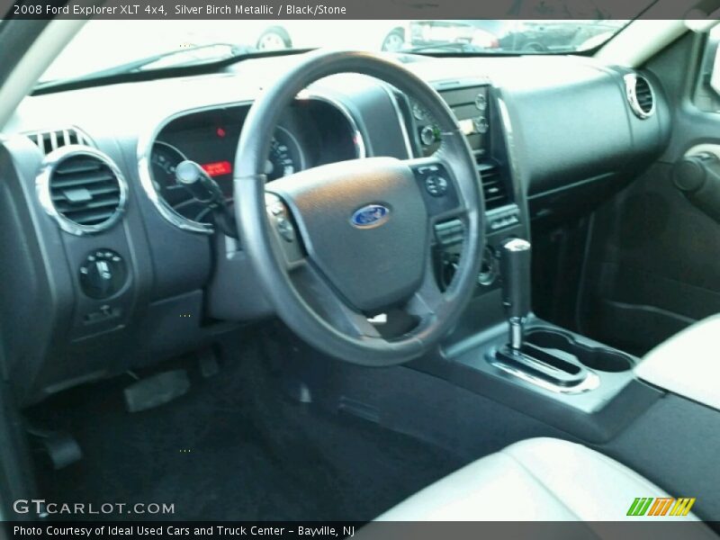 Silver Birch Metallic / Black/Stone 2008 Ford Explorer XLT 4x4