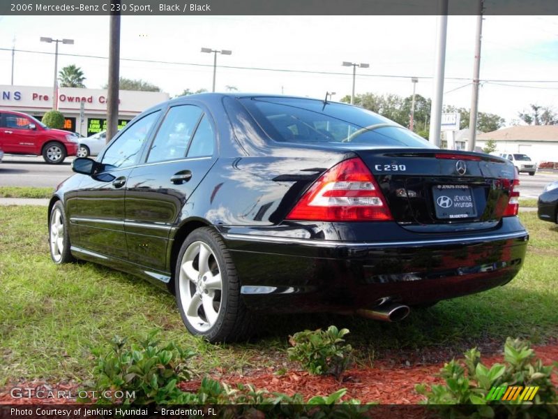 Black / Black 2006 Mercedes-Benz C 230 Sport