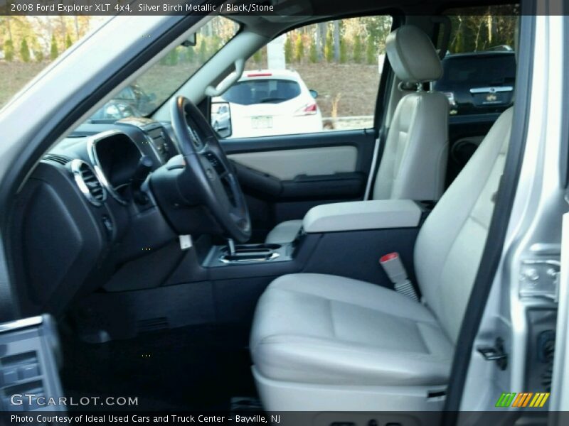 Silver Birch Metallic / Black/Stone 2008 Ford Explorer XLT 4x4