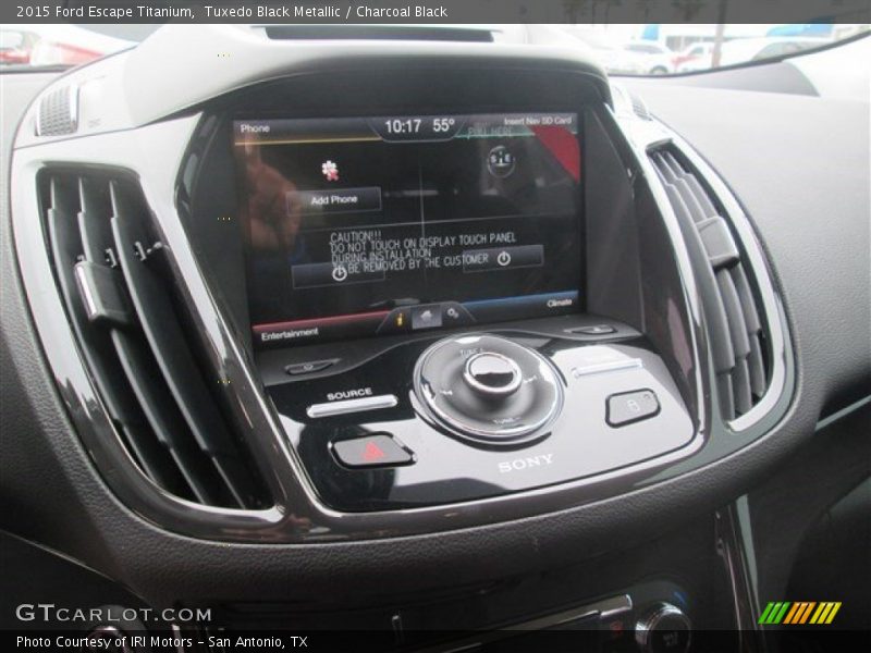Tuxedo Black Metallic / Charcoal Black 2015 Ford Escape Titanium