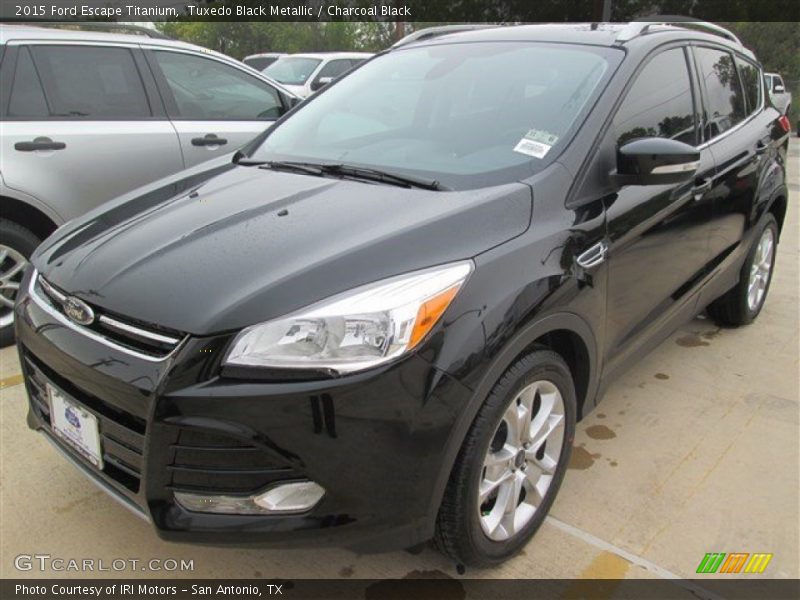 Tuxedo Black Metallic / Charcoal Black 2015 Ford Escape Titanium