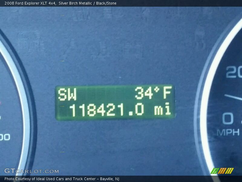 Silver Birch Metallic / Black/Stone 2008 Ford Explorer XLT 4x4