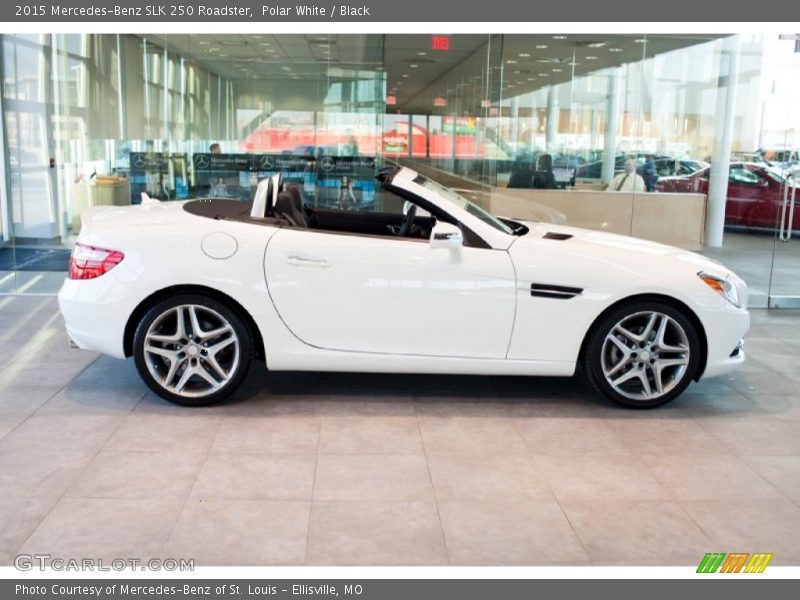 Polar White / Black 2015 Mercedes-Benz SLK 250 Roadster