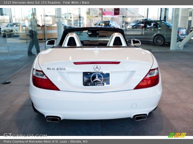 Polar White / Black 2015 Mercedes-Benz SLK 250 Roadster