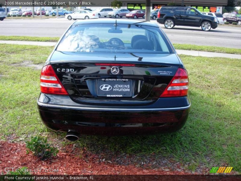 Black / Black 2006 Mercedes-Benz C 230 Sport