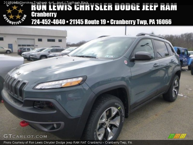 Anvil / Trailhawk Black 2015 Jeep Cherokee Trailhawk 4x4