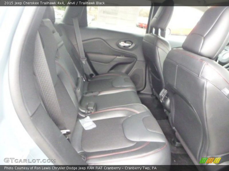 Rear Seat of 2015 Cherokee Trailhawk 4x4