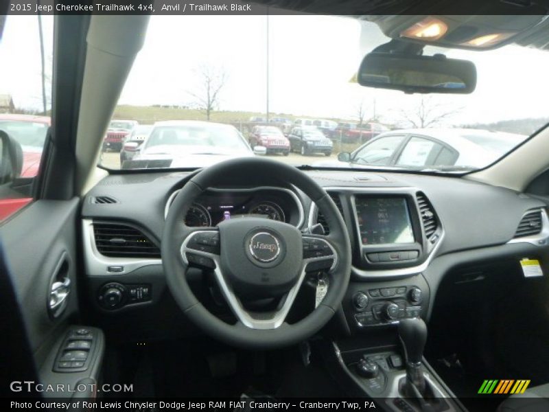 Anvil / Trailhawk Black 2015 Jeep Cherokee Trailhawk 4x4