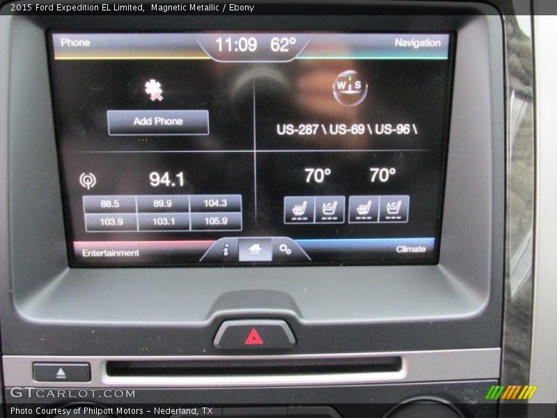 Magnetic Metallic / Ebony 2015 Ford Expedition EL Limited