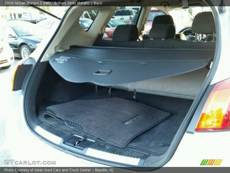 Brilliant Silver Metallic / Black 2009 Nissan Murano S AWD