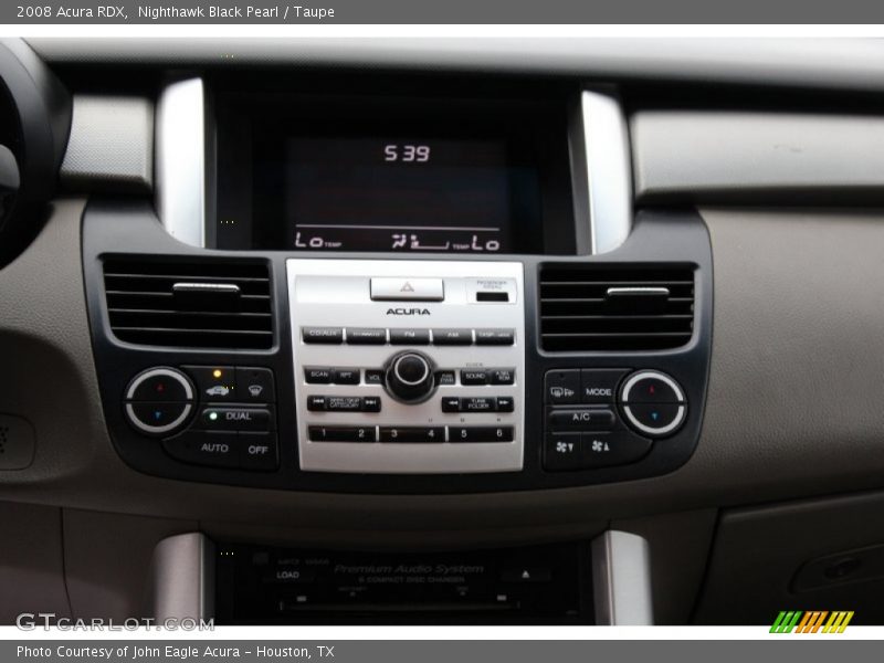 Nighthawk Black Pearl / Taupe 2008 Acura RDX