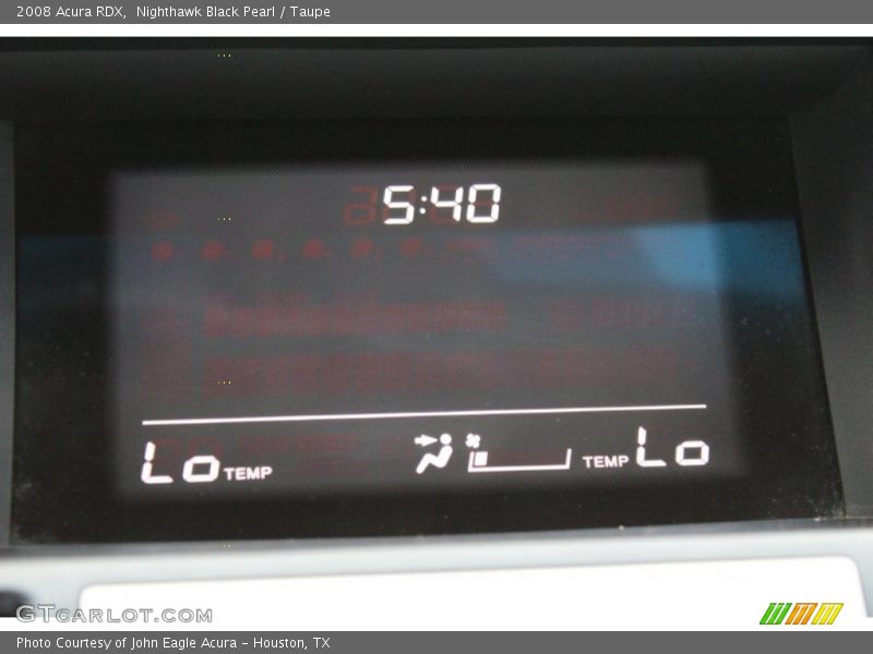 Nighthawk Black Pearl / Taupe 2008 Acura RDX