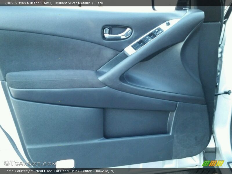 Brilliant Silver Metallic / Black 2009 Nissan Murano S AWD