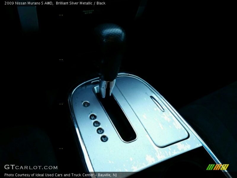 Brilliant Silver Metallic / Black 2009 Nissan Murano S AWD