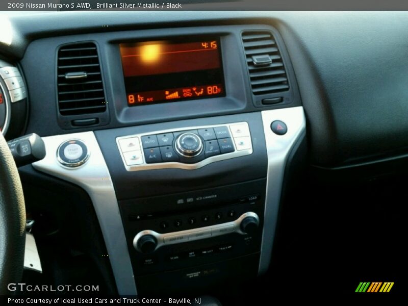 Brilliant Silver Metallic / Black 2009 Nissan Murano S AWD