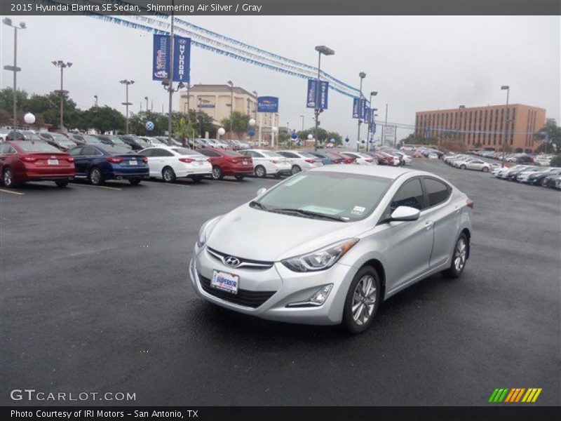 Shimmering Air Silver / Gray 2015 Hyundai Elantra SE Sedan