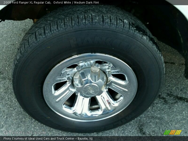 Oxford White / Medium Dark Flint 2008 Ford Ranger XL Regular Cab