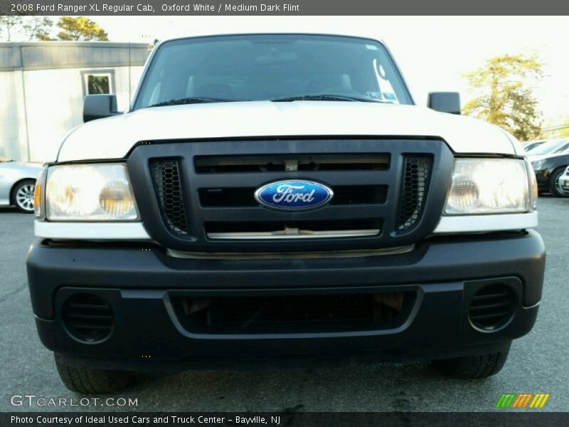 Oxford White / Medium Dark Flint 2008 Ford Ranger XL Regular Cab