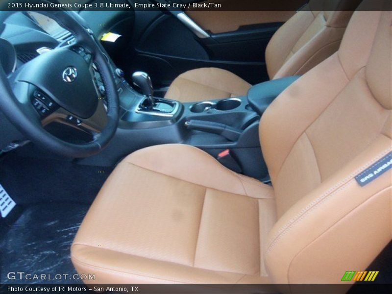 Front Seat of 2015 Genesis Coupe 3.8 Ultimate
