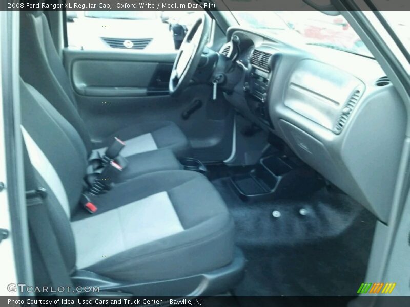 Oxford White / Medium Dark Flint 2008 Ford Ranger XL Regular Cab