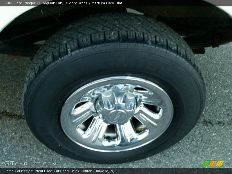 Oxford White / Medium Dark Flint 2008 Ford Ranger XL Regular Cab