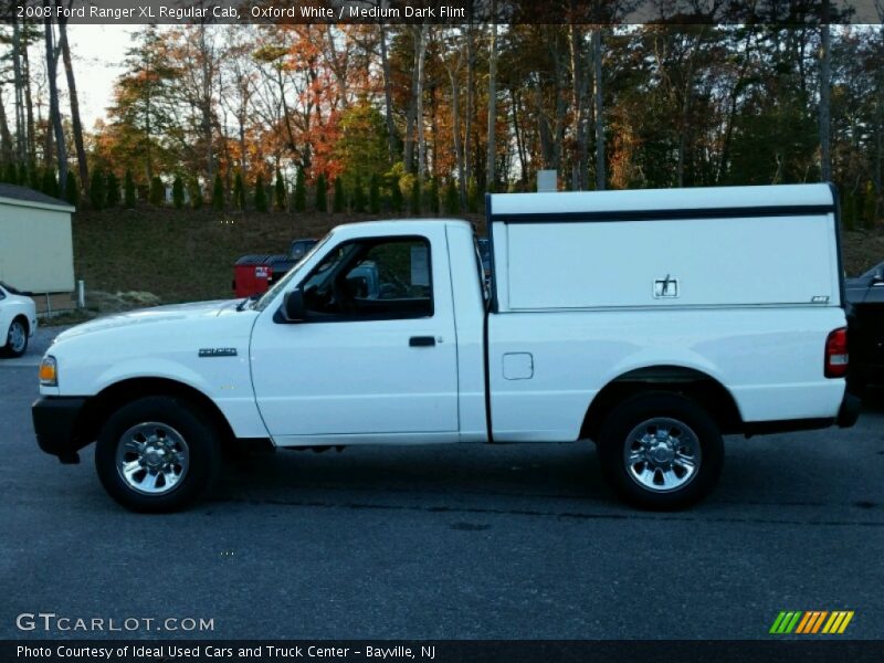 Oxford White / Medium Dark Flint 2008 Ford Ranger XL Regular Cab