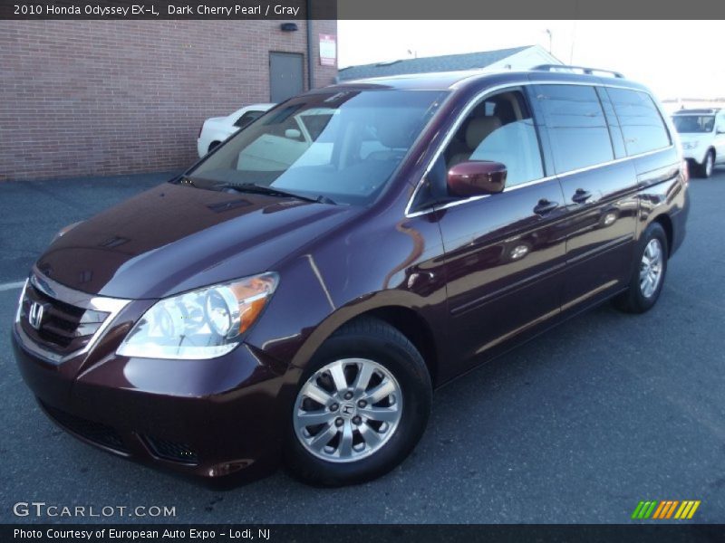 Dark Cherry Pearl / Gray 2010 Honda Odyssey EX-L